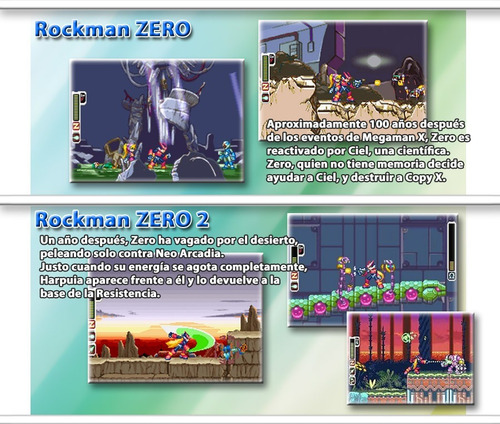 Cartucho Gba Ds 20 En 1 Sagas Megaman Zero - Golden Sun Y +