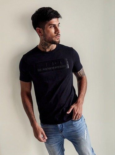 Polera Hombre J.j.o Print Branding Engomado