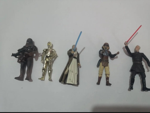 Lando Chewbacca Dooku C3po Obi Wan Loose Incompletos (Usado)