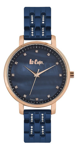 Reloj Original Lee Cooper Lc06627.490 Para Dama Azul