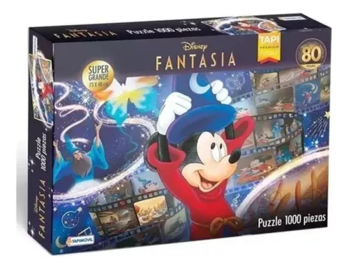 Puzzle 1000 Piezas Tapimovil Fantasia Disney Mickey Recuerdo