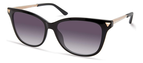 Gafas De Sol Cuadradas Guess Stud Acccent Para Mujer, Negro