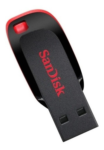 Imagen 2 de 2 de Pendrive Sandisk 16gb Cruzer Blade 2.0 Usb Flash Driver