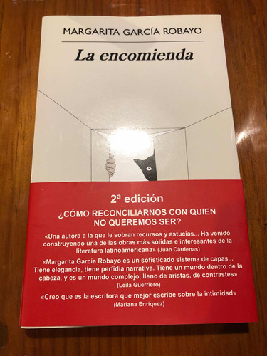 Libro La Encomienda Margarita Garcia Robayo Nuevo. Impecable