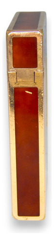 Encendedor S.t. Dupont Ligne 1 Laca China Y Plaqué Oro (Usado)