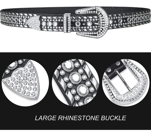 Cinturón De Diamantes De Imitación De Lujo Crystal Unisex