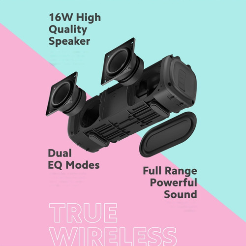 Parlante Xiaomi Mi Portable Bluetooth Speaker (16W) MDZ-36-DB portátil waterproof negra