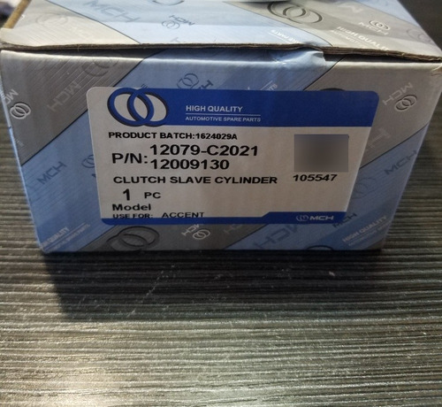 Imagen 2 de 2 de Bombin De Croche Inferior Hyundai Accent Getz Excel