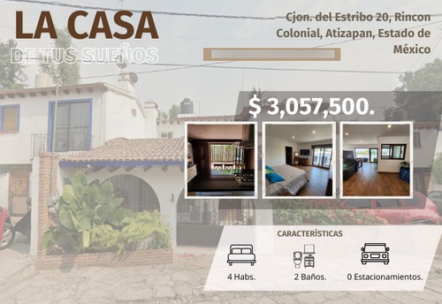 Casa En Rincon Colonial Atizapan / Gv16 - Za 152