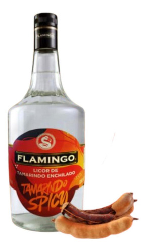 Pack De 12 Licor Flamingo Tamarindo Enchilado 1 L