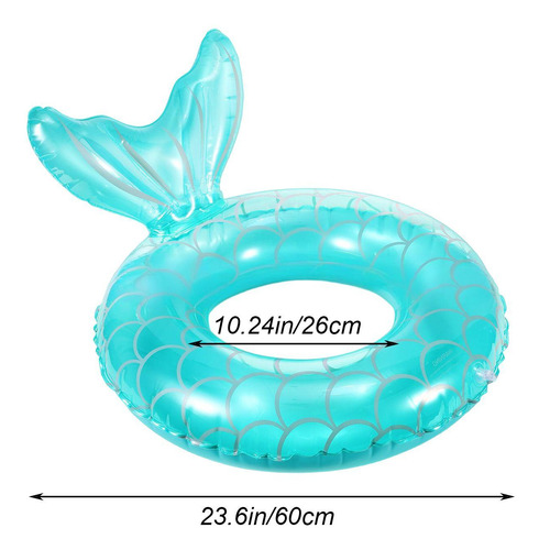 Flotador Inflable Para Bebé Alberca Sirena
