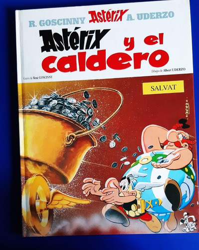 Libro Comic Asterix Y El Caldero - Ed Tapa Dura - Nuevo