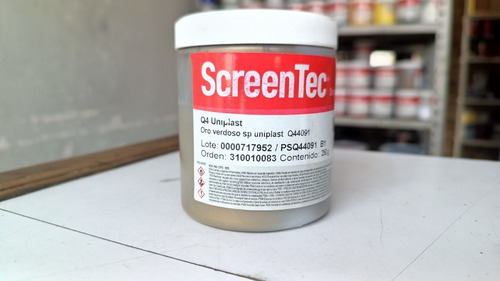 250g Oro Verdoso Uniplast Tinta Serigrafia Sanchez Plasticos