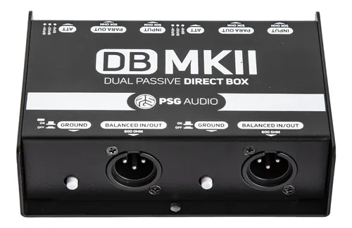 Db-mkii Caja De Audio De Inyección Directa Dual Premium D...