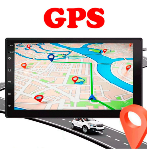 Central Multimidia Mp5 7 Pol Android 13 Ios Gps Sd Bluetooth