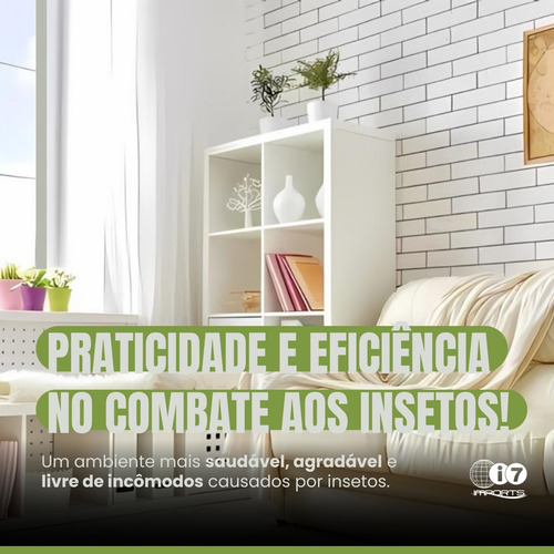 Repelente Aparelho Elétrico Tradicional 12h + 4 Pastilhas