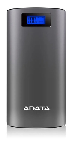 Cargador Portatil Adata P20000d Gris Power Bank