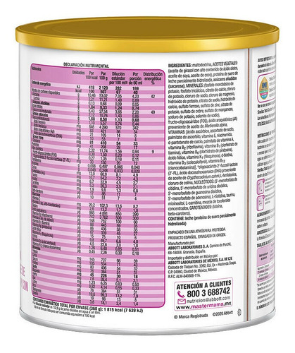 Imagen 2 de 2 de Leche de fórmula en polvo Abbott Similac Total Comfort 1 en lata de 360g - 0 a 12 meses