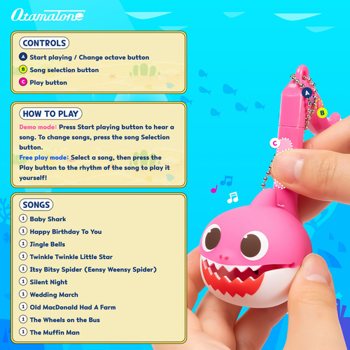 Instrumento Musical Otamatone Melody (baby Shark Edition) Ro