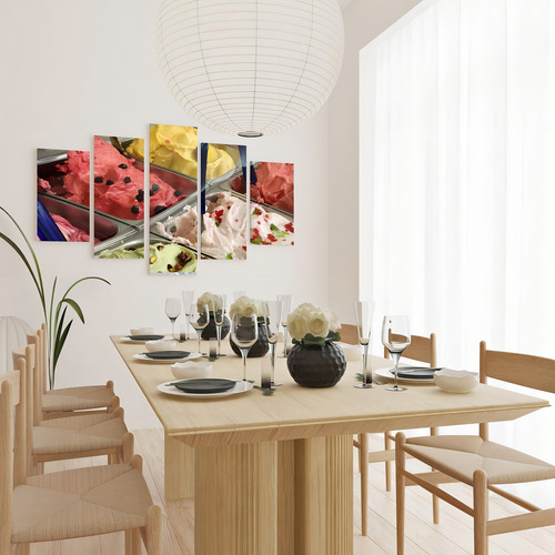 Kit de marco decorativo grande para sala de heladería moderna