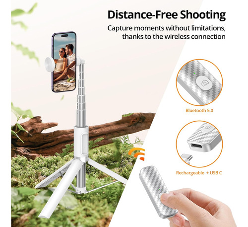 Atumtek 55 Selfie Stick Trípode, Todo-en-uno Extensible ...