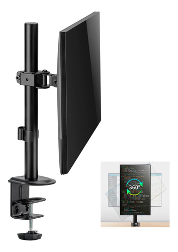 Soporte Monitor 17  A 26  15 Kg Vesa Ajustable Rotación 360°