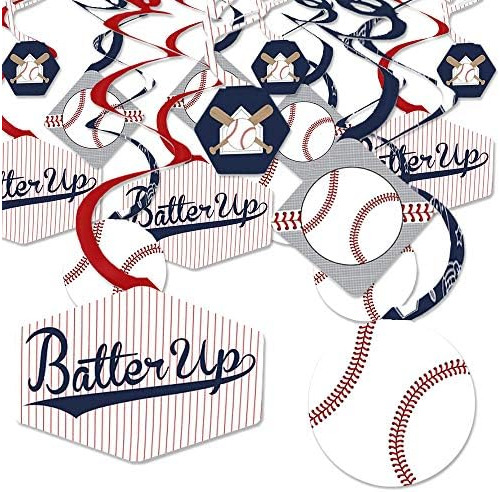 Batter Up - Béisbol - Decoración Colgante Para Baby Shower O