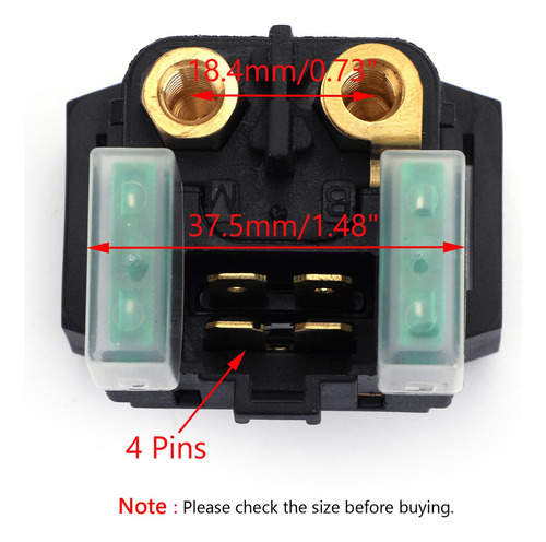 M Relé De Solenoide De Arranque Para Yamaha Raptor 350