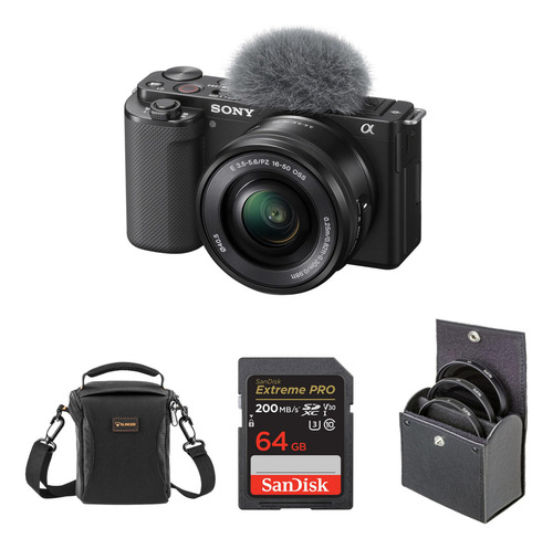 Cámara Sony Zv-e10 Para Vlogging Accesorios Incluidos