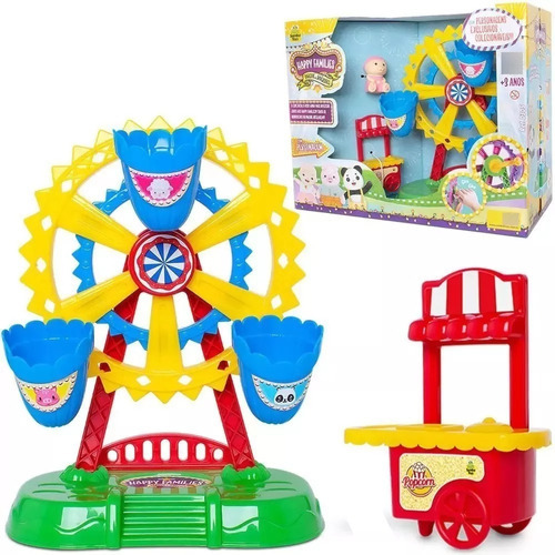 Brinquedo Roda Gigante Com Boneco Parque Happy Families