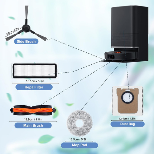 Kit De Accesorios Para El Robot Aspirador X20 Max/x20 Pro Cl