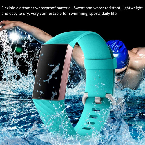 Imagen 2 de 9 de 3 Mallas Para Reloj Fitbit 3 / Charge 4 / Talle Small
