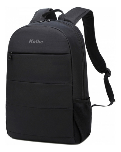 Mochila Notebook Laptop Kolke 15.6 Pulgadas Reforzada Color Negro