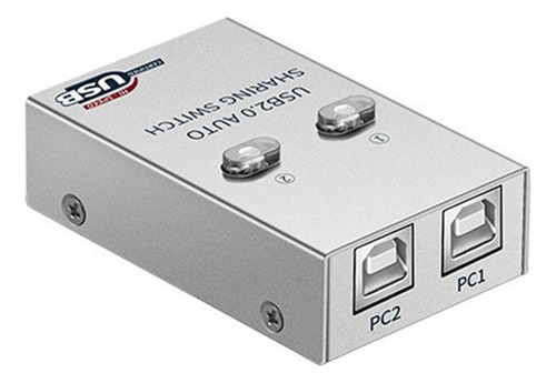 A Divisor De Conmutador De Compartidor De Impresora Usb Uno