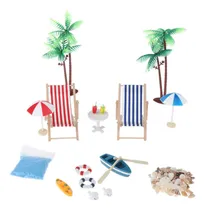 Comprar 1\u002F12 De Casa De Bonecas Mini Guarda-sol Cadeira Cadeira