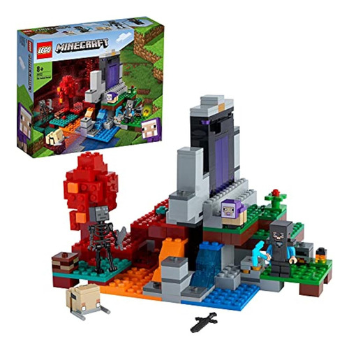 Portal Devastado De Lego Minecraft 21172