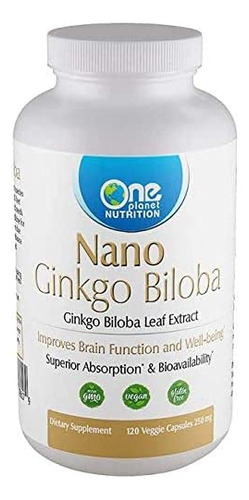 One Planet Nutrition Ginkgo Biloba Extracto De Memoria Y Cer