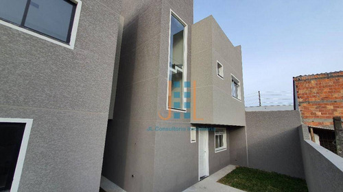 Imagem 2 de 15 de Sobrado Com 3 Quartos E Terraço À Venda, 108 M² Por R$ 480.000 - Pinheirinho - Curitiba/pr - So1084