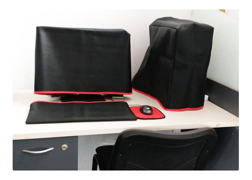 Kit De Fundas Para Monitor, Teclado Y Cpu De Escritorio