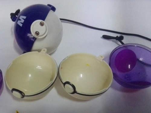 Pokémon Pokebolas Tomy Originales 3 Piezas (Usado)