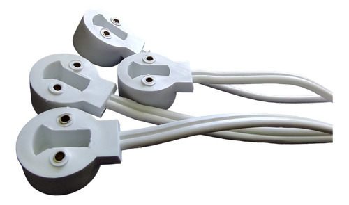 10 Conector Chupon Para Lampara Led T8 Oferta