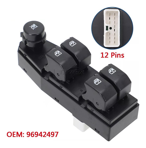 Interruptor De Ventana Para 13-16 Chevrolet Spark 96942497