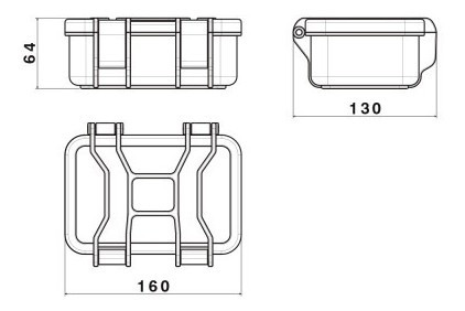 Imagem 2 de 5 de Caixa Prova D'água Edc Patola Case Estojo Tático Impermeável