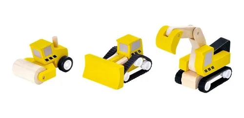 Juguete Set Construcción De Carreteras Plan Toys
