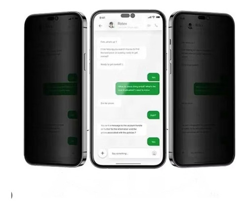 Vidrio Templado Anti Espía Privado Para iPhone 12/12 Pro