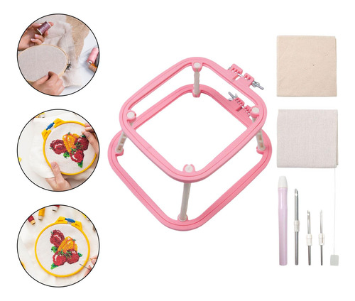 Juego De Soporte Para Mesa De Bordado, Aro De Establecer Un