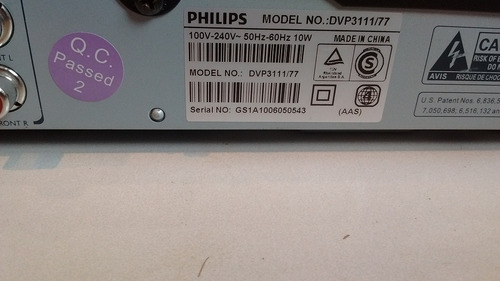 Reporductor Dvd Philips Excelente Estado. Poco Uso. Con Remo