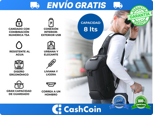 Mochila Walla Rowley Bandolera Urbana Viaje Riñonera Morral