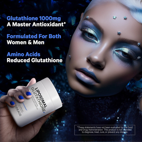 Suplemento De Glutatión Liposomal Codeage 1000 Mg 60 Cápsula