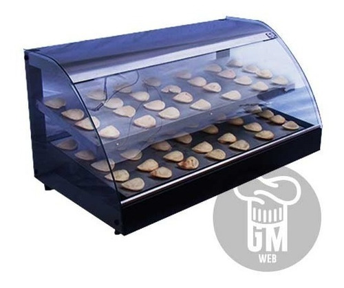 Exhibidor Mantenedor Warmer Comida Caliente 2 Niveles 120cm